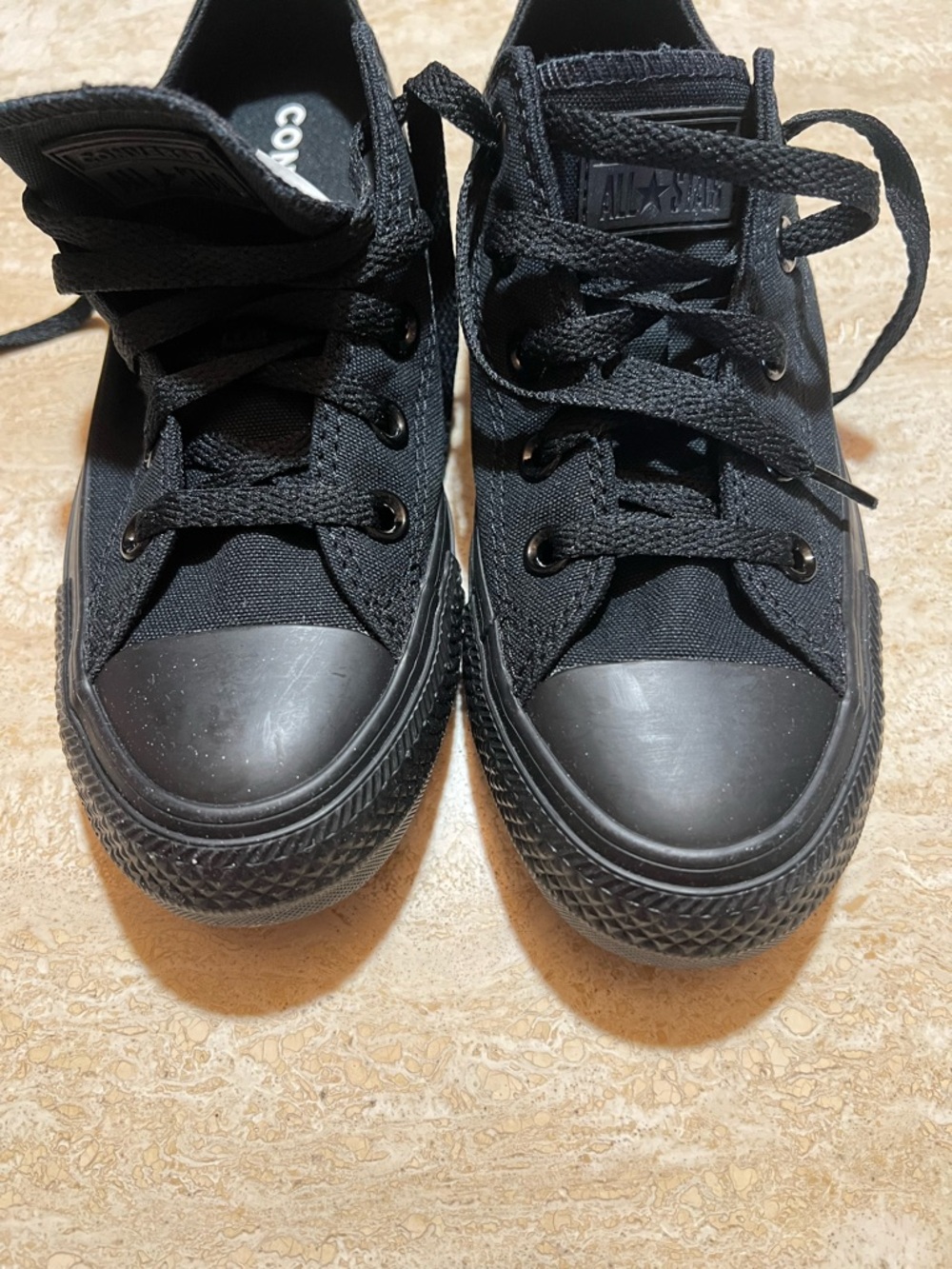 Converse Black Low Top Canvas Sneakers